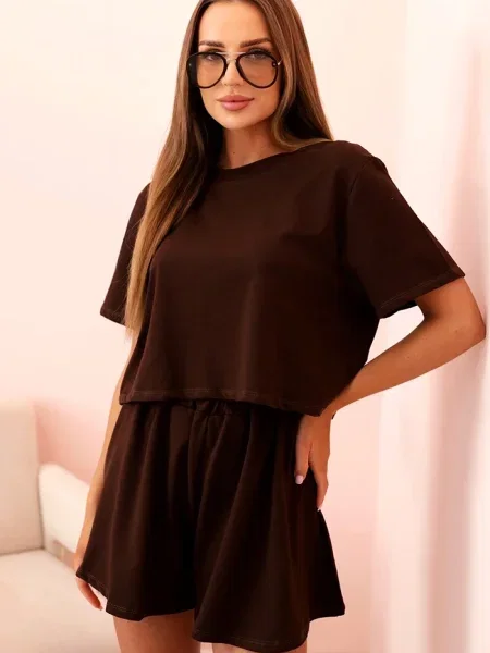 Pantaloni scurți Kesi Włoski maro