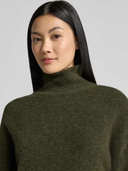 Sweter o kroju regular fit z mieszanki wełny i alpaki model Nola' Samsoe Samsoe
