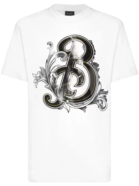 Tricou Billionaire cu imagine alb