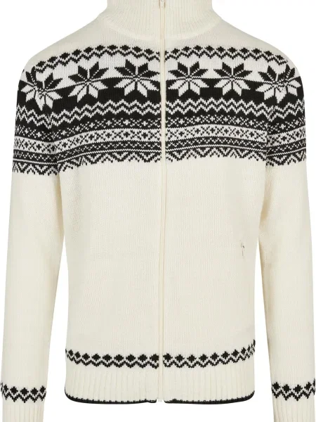 Brandit Kardigan / offwhite černá