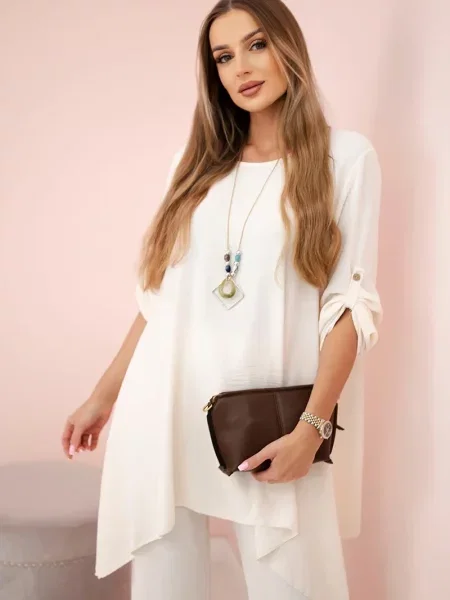 Bluză Kesi Włoski alb