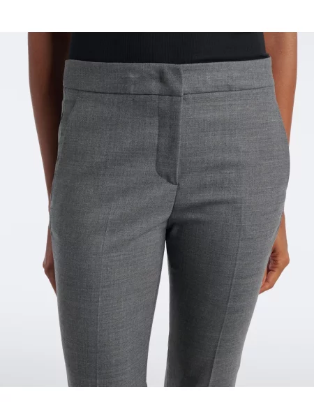 Pantaloni Blumarine evazate gri
