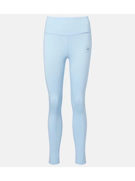Legíny Adidas By Stella Mccartney modrá