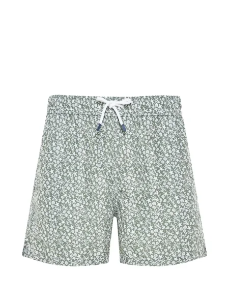 Долнища на бански Fedeli на цветя с принт зелено