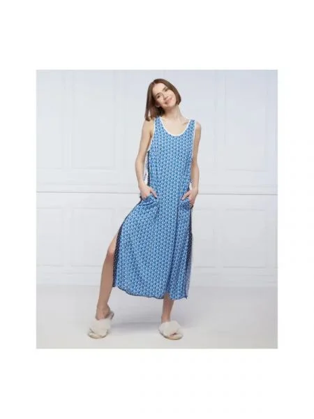 DKNY SLEEPWEAR Cămașă de noapte | Relaxed fit albastru