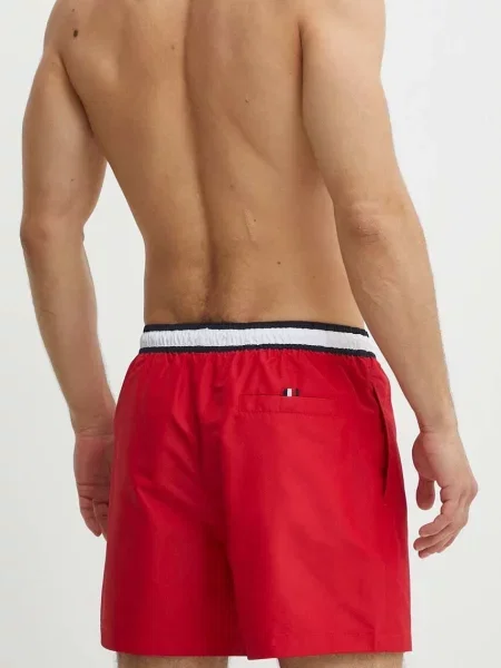 Olcsóbban. Férfi úszónadrág Tommy Hilfiger Medium Drawstring primary red. Méret: XL piros