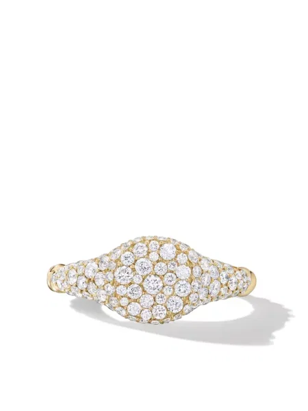 Diamant inel David Yurman galben