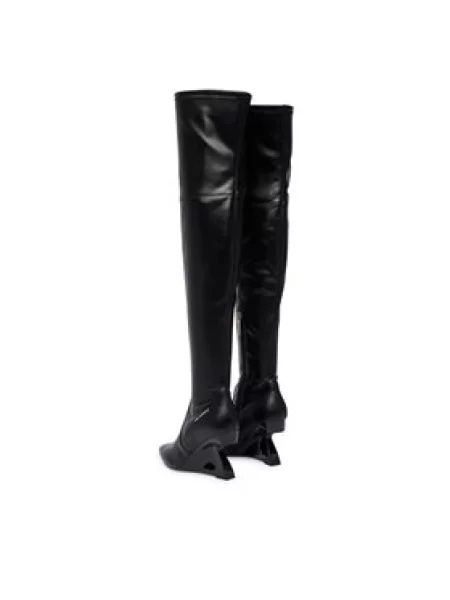 KARL LAGERFELD Csizma Waverly fekete