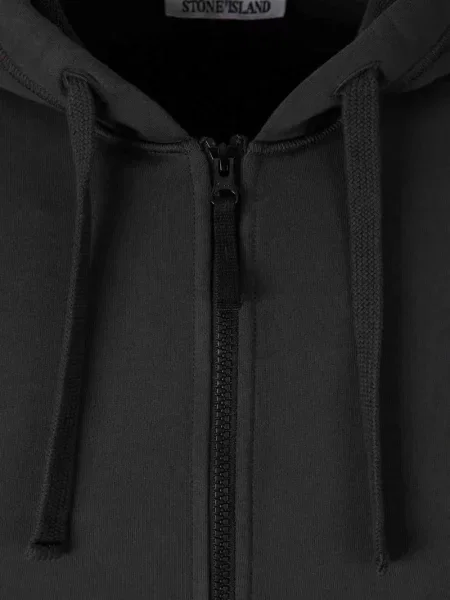 Hanorac cu glugă Stone Island cu strasuri negru