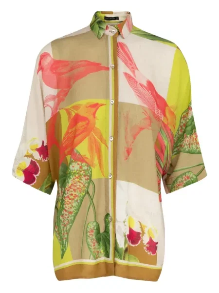 Košulja Lenny Niemeyer s cvjetnim printom s printom zelena