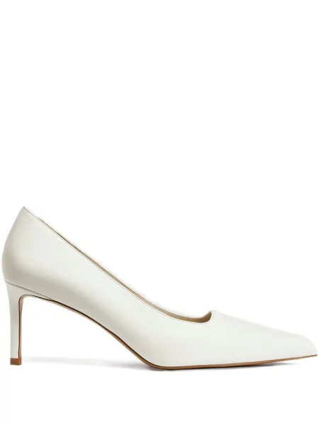 Pantofi cu toc 12 Storeez din piele alb