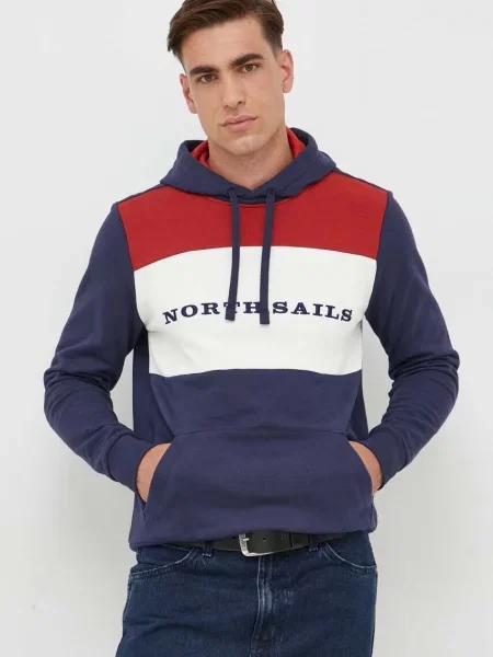 Hanorac cu glugă North Sails albastru