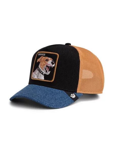 Goorin Bros trucker kapa Savage Dawg črna