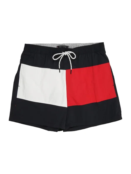 Tommy Hilfiger Underwear Șorturi de baie albastru marin / roșu alb