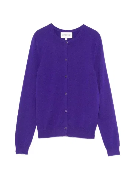 Cardigan Bompard din cașmir violet