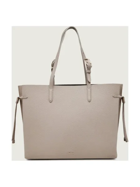 Geantă shopper Furla bej