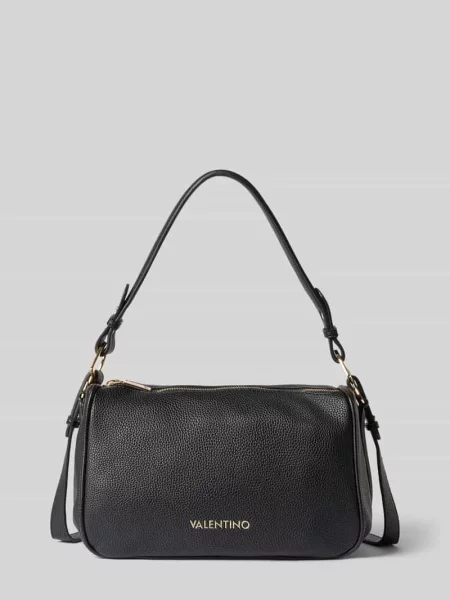 Torebka do ręki z napisem z logo model THAOE RE' Valentino Bags niebieska