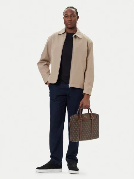 Guess Torba za prenosnik Vezzola Smart HMEVZL rjava