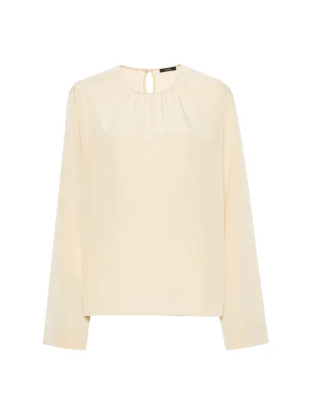 Bluzka Joseph z krepy beżowa
