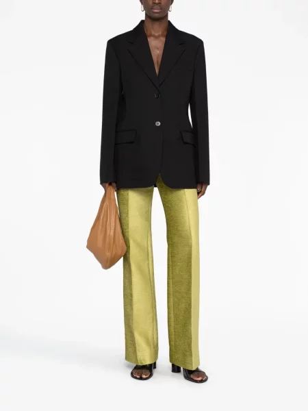 Vienakrūtis švarkas Jil Sander juoda