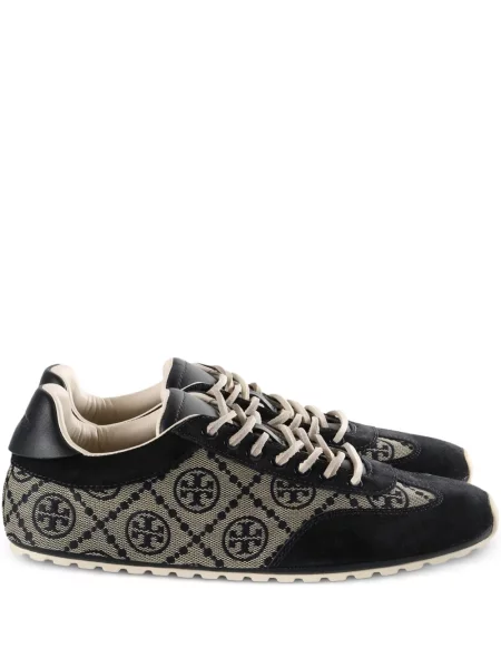 Sneakerși Tory Burch din jacard albastru