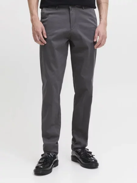 Jack & Jones Chinosy JPSTMarco Bowie Mężczyźni jednolity szary
