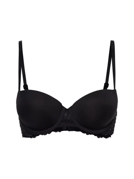 Biustonosz z koronką Calvin Klein Underwear czarny