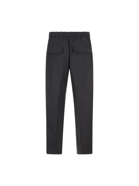 Spodnie Jil Sander niebieskie