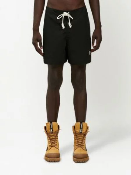 Kąpielówki Palm Angels z nadrukiem czarne