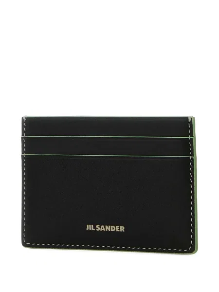Portofel Jil Sander din piele negru