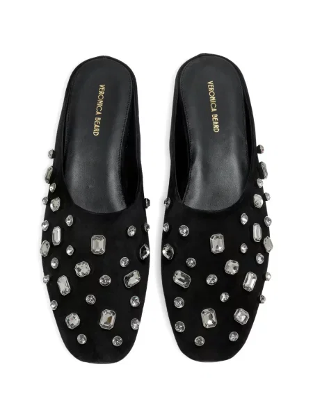 Papuci tip mules Veronica Beard negru