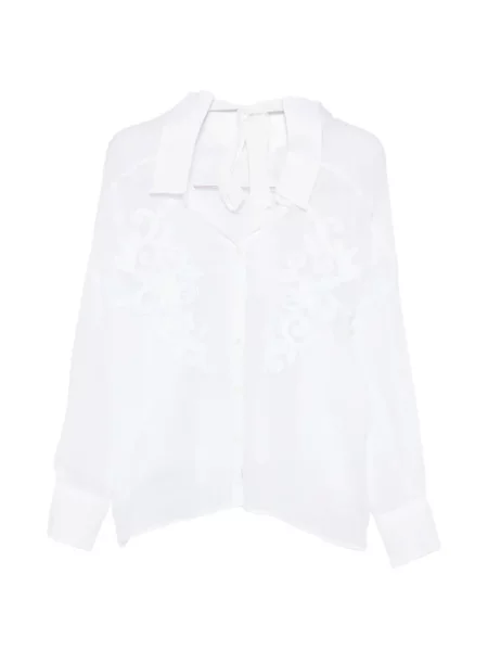 Haftowana koszula Ermanno Firenze biała