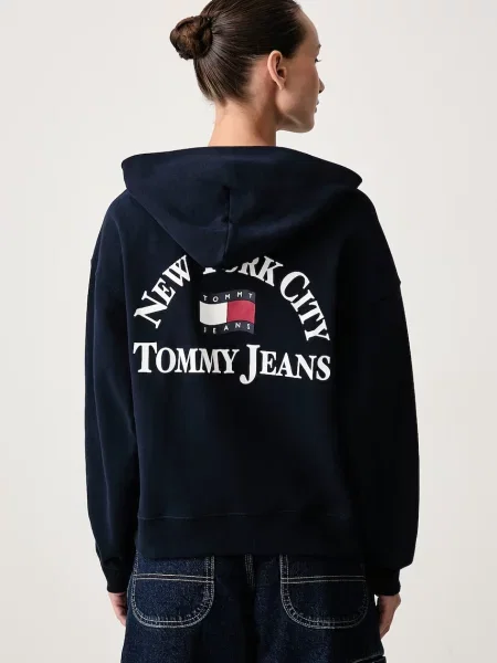 Tommy Jeans bluza rozpinana granatowa