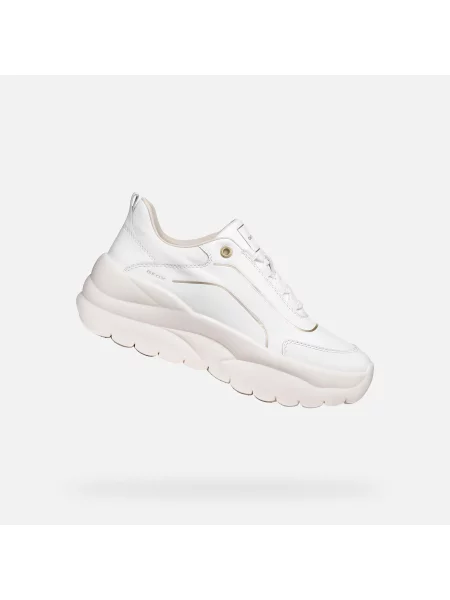 Sneakerși Geox alb