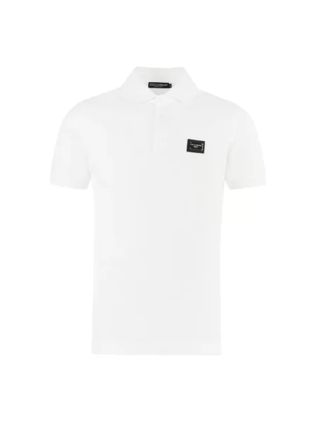 Koszulka polo Dolce And Gabbana biała