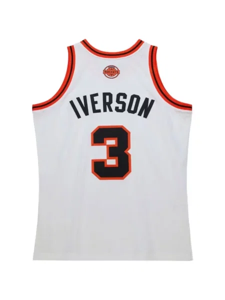Cămașă Mitchell & Ness din jerseu alb