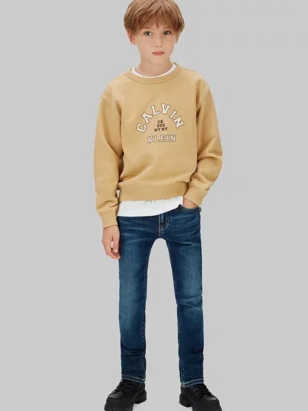 Calvin Klein Jeans Dječje traperice SLIM plava