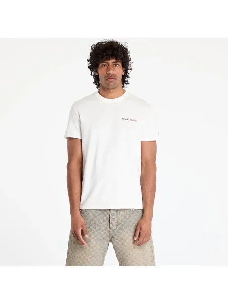Tricou Tommy Jeans Reg Dna Graphic Tee White S alb