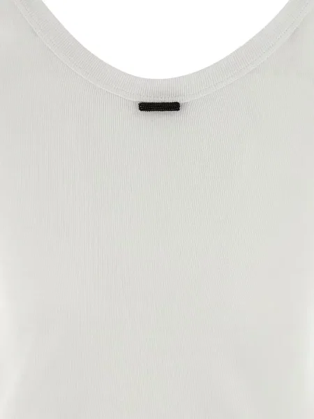 Tricou Brunello Cucinelli alb
