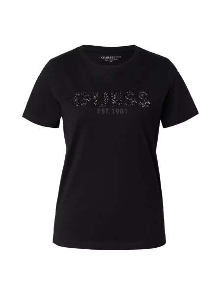 GUESS Tricou / argintiu negru