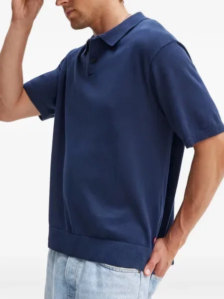Pulover Levi's® cu autograf cu cordon cu 5 buzunare alb