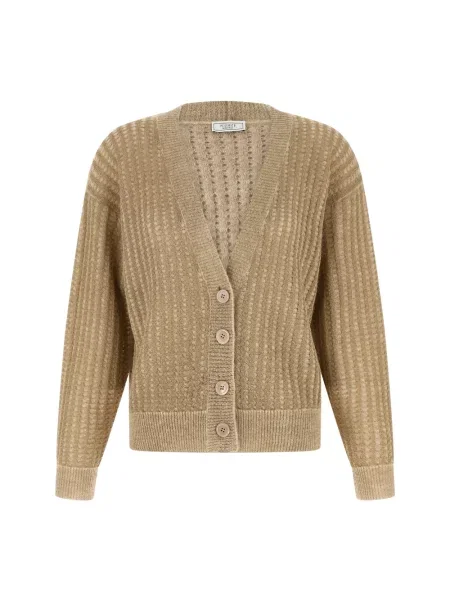 Kardigan Peserico wełniany beżowy