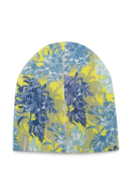 Căciulă In Bed With You din cașmir cu model floral cu imagine galben