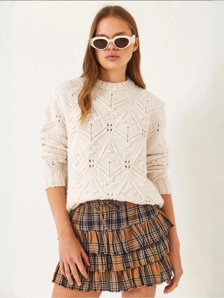 Bianco Lucci Pulover Pullover' bež