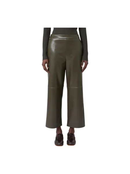 Spodnie Max Mara brązowe