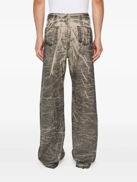 Blugi Rick Owens Drkshdw zdrențuiți gri