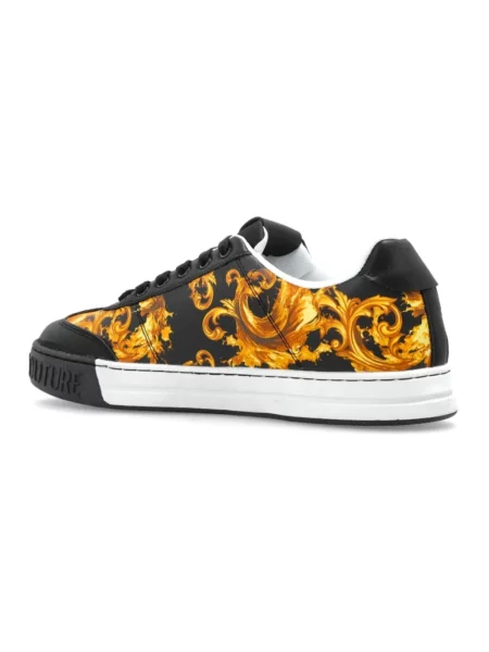 Sneakersy Versace Jeans Couture skórzane czarne