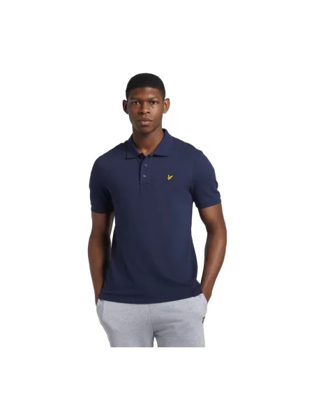 Koszulka polo Lyle & Scott niebieska