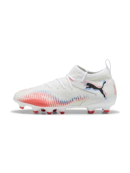 PUMA Młodzieżowe buty piłkarskie FUTURE 8 MATCH FG/AG Buty 29 biały