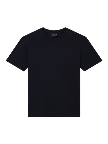 Koszulka Emporio Armani z krótkim rękawem niebieska